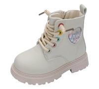 NAFING Herbstschuhe-Jungen-26, Kinder Winterschuhe Gefüttert Schneestiefel Klassische Stiefel Stiefeletten Mädchen Bequem Schnürstiefel rutschfest Leicht Snowboots Winterstiefel für