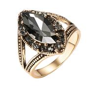 Nagelring Groß Geschenk Hochzeit Antik Farbe Ethnisch Kann Braut Kristall Ring Gold Für Frauen Mutter Eine Mutter Auch Ringe Hochzeit Senden Steintag Boho Ihre Vintage-SchmuckSie Ringe (B, One Size)