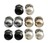 Nahtlose Knöpfe, Broschen, Schnallen, Nadeln, Kleidung, Schal, unsichtbare Knöpfe, Geburtstag für Frauen, 10 Stück, ABS-Kunststoff-Legierung, Ohne Edelstein.