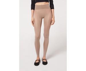 Nahtlose Leggings 50 Denier Hautfarben 1/2