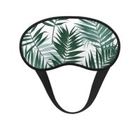 Nahtloses Muster mit Palmenblättern im tropischen Dschungel,Vollständige Augenabdeckungen, lichtundurchlässige Schlafmasken, Verdunkelungs-Augenschützer