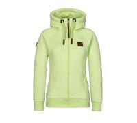 Naketano Damen Sweatjacke Brazzo, Farbe:Matcha Green Melange, Größe:XL
