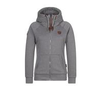 Naketano Damen Sweatjacke, Dark Grey Melange, X-Small