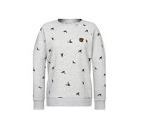 Naketano Damen Sweatshirt Krokettenhorst, Farbe:Allover Birds/Grey, Größe:L