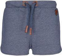 Naketano Damen Sweatshorts Truly Glorious, Farbe:Indigo Blue Melange, Größe:S