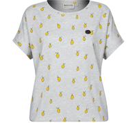 Naketano Damen T-Shirt Schnella Baustella 1631-0047 Allover Citrons/Grey-XL