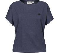 Naketano Damen T-Shirt Schnella Baustella 1631-0047 Indigo Blue Melange-XS