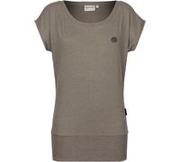 Naketano Damen T-Shirt Wolle 1801-0002 Olive Melange-XL