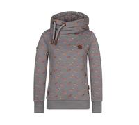 Naketano Darth Women Hoody Kapuzenpullover (DE/NL/SE/PL, Alphanumerisch, L, Regular, Regular, Dark Grey small Deers)