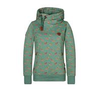 Naketano Darth Women Hoody Kapuzenpullover (DE/NL/SE/PL, Alphanumerisch, S, Regular, Regular, Pine Green small Deers)