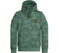 Naketano Hoodie Schwarzkopf 1800-0310 Pine Green Melange (Camouflage)-S