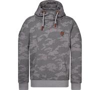 Naketano Hoodie Supapimmel 1800-0203 Dark Grey Melange (Camouflage)-L