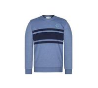 Naketano Herren Sweatshirt Immer Dieser Rainer, Farbe:Blue Melange/Dark Blue, Größe:XL