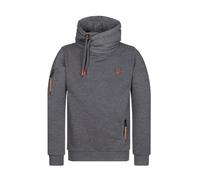 Naketano Herren Sweat Hoodie Kapuzenpullover Pimp Anthracite Melange - XL