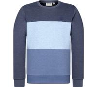 Naketano Pullover Ich trage Mantel 1800-0153 Indigo Blue Melange/Amazing Blue Melange/Blue Melange-XXL