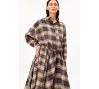 NALAANI PATCHED KARIERTE BLUSE |100% Bio-Baumwolle - mehrfarbig (XS)
