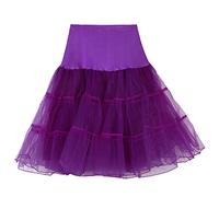 NaLatia 50er Jahre Petticoat Vintage Retro Reifrock Petticoat Unterrock für Wedding Bridal Petticoat Rockabilly Kleid in Mehreren Farben