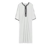 NaLatia Abaya Herren Kaftan Herren - gebetskleidung für männer mit Premium-Qualitätsverarbeitungen - Elegant und traditionell Abaya Herren