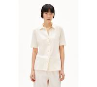 NALITAA BLOUSE | Bluse aus Bio-Baumwoll Mix - beige (M)