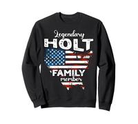 Name Holt US Flagge Holt Nachname Holt Sweatshirt
