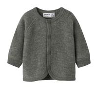 name it - 100% Merinowolle Baby Cardigan Jacke - Mulled Basil 68