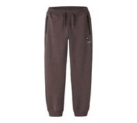 Jogginghose NAME IT "NKMVIMO für Jungen mit Bündchen und Stretchkomfort", Jungen, Gr. 140, N-Gr, french roast, Sweatware, Obermaterial: 60% Baumwolle, 40% Polyester, unifarben, regular fit knöchellang