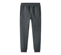 Jogginghose NAME IT "NKMVIMO für Jungen mit Bündchen und Stretchkomfort", Mädchen, Gr. 128, N-Gr, grau (dunkelgrau melange), Sweatware, Obermaterial: 60% Baumwolle, 40% Polyester, meliert, unifarben, 