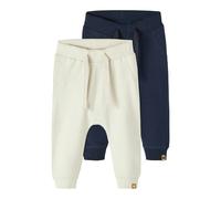NAME IT 2er-Pack Jogginghosen 68 natur/marine
