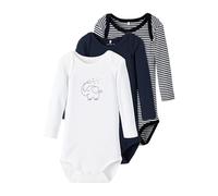 name it - Langarmbody NBNBODY 3er-Pack in dark sapphire Gr.68