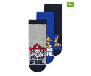 name it 3er-Set: Socken in Blau - Größe 19-21 | Babysocken Strumpfhosen