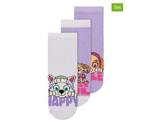 name it 3er-Set: Socken "Paw Patrol" in Lila - Größe 19-21 | Babysocken Strumpfhosen