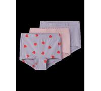 Name it - 3er Set Unterhosen Herzen lavender 104