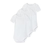 Name It Body 3er-Pack Solid Kurzarm Weiß Jungen Größe 68 (6 Monate)