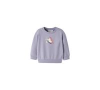 name it - Baby angerauter Pullover Heirloom Lilac Birds 68