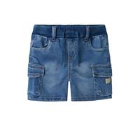 NAME IT Baby Boys NMMBEN Baggy DNM L 8610-TO NOOS Shorts, Medium Blue Denim, 80