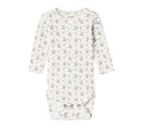 Name It Baby Girls' Nbfgago LS Slim Body Lil Noos, Coconut Milk