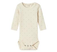 Name It Baby Girls' Nbfgago LS Slim Body Lil Noos, Turtledove/Aop:heart