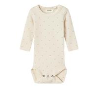 Name It Baby Girls' Nbfgago LS Slim Body Lil Noos, Turtledove/Aop:heart