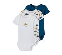 NAME IT Baby Jungen 3er-Pack Kurzarm Bodys