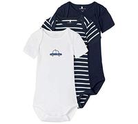 NAME IT Baby-Jungen NBMBODY 3P SS Dark Sapphire YD 2 NOOS Kleinkind Unterwäsche-Satz, 50
