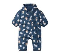 NAME IT Baby-Jungen Nbmmay Suit AOP Schneeanzug, Dark Denim, 50-56