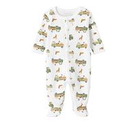 NAME IT Baby - Jungen Nbmnightsuit W/F Dog Noos, Bright White, 92