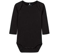 NAME IT Baby Langarm Body einfarbig schwarz (98)