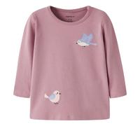 name it - Baby langarm Shirt - Lilas Birds