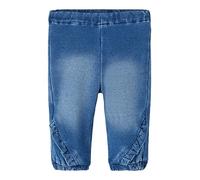 NAME IT Baby - Mädchen Nbfbella Shaped R SWE 2404-tr Noos Jeanshose, Medium Blue Denim, 62 EU