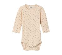 NAME IT Baby - Mädchen Nbfgago Ls Slim Body Lil Noos, Fog, 56