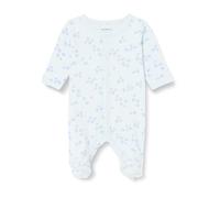 NAME IT Baby - Mädchen Nbfnightsuit W/F Halogen Flower Noos, Halogen Blue, 68