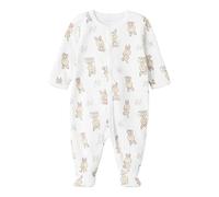 NAME IT Baby - Mädchen Nbfnightsuit W/F Rabbit Noos, Bright White, 98