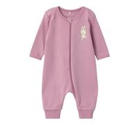 NAME IT Baby - Mädchen Nbfnightsuit Zip Orchid Haze Rabbit Noos Schlafstrampler, Orchid Haze, 104 EU