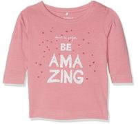 NAME IT Baby-Mädchen NITLILDA LS TOP MZNB GER Langarmshirt, Rosa (Heather Rose), 68